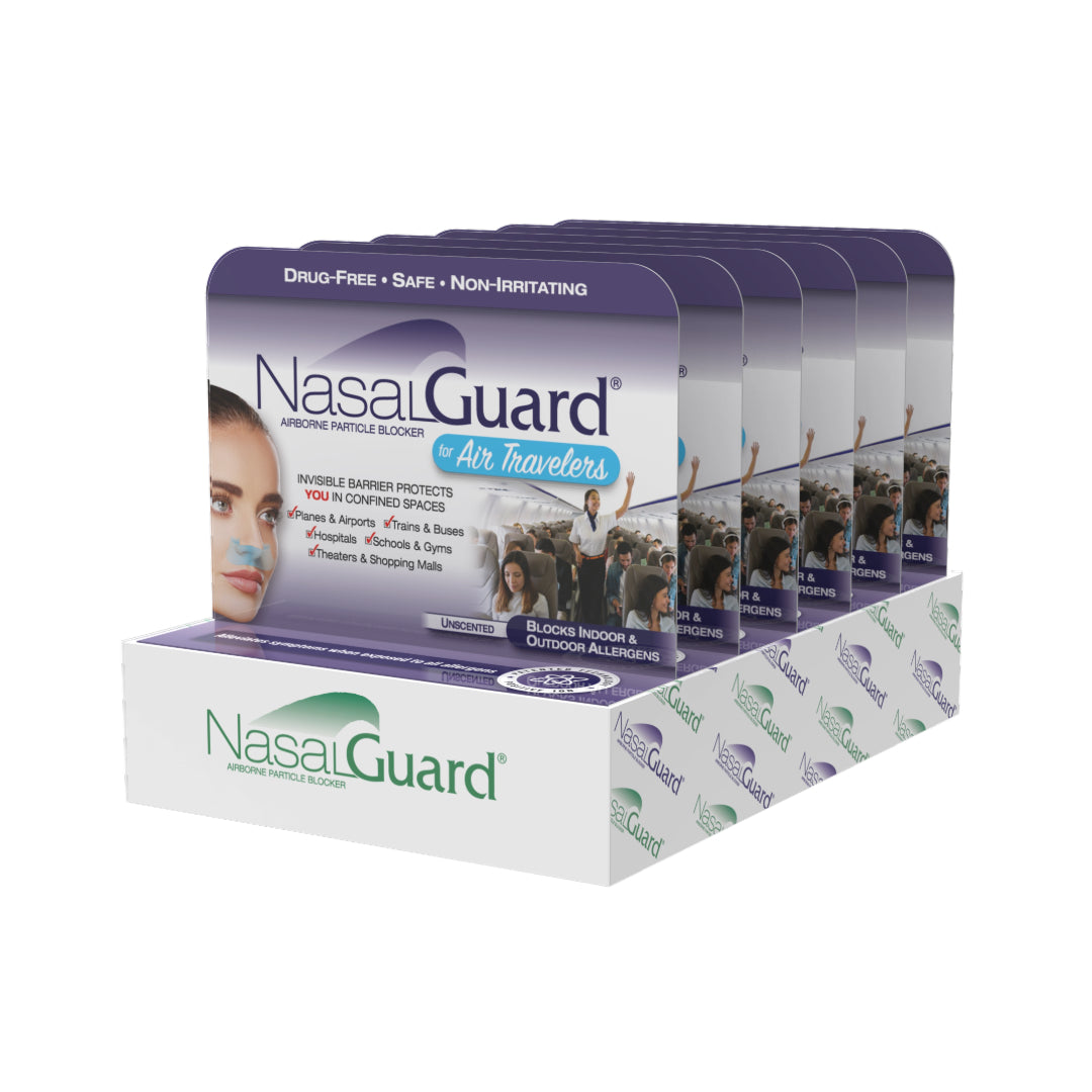 NasalGuard For Air Travelers, Airborne Particle Blocker | 3g Tube | (Pack of 6)