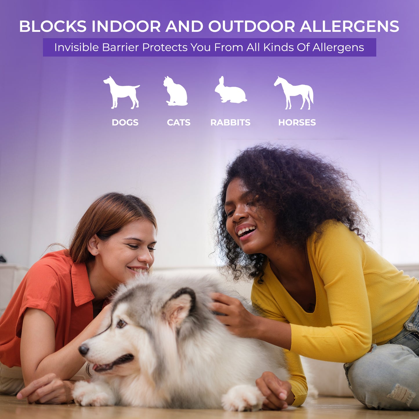 NasalGuard For Pet Lovers - Allergy Relief Gel, Drug-Free, Unscented, 3g Tube