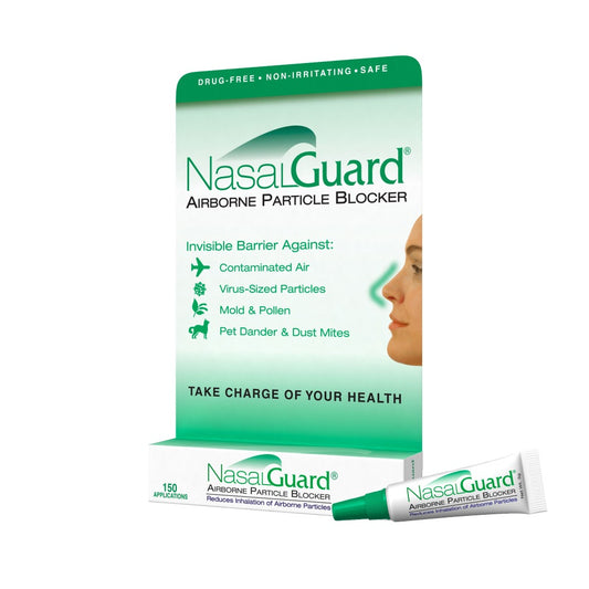 NasalGuard Airborne Particle Blocker, Allergy Relief Nasal Gel | Cool Menthol | 3g Tube