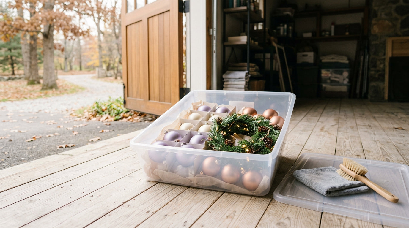 Dusty Holiday Decorations: How to Unpack Without the Dust