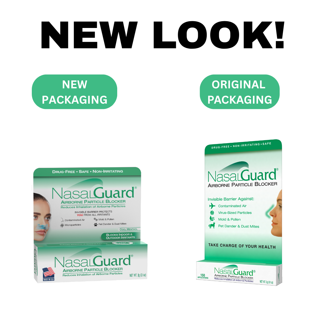 Gel nasal bloqueador de partículas en el aire NasalGuard | Mentol refrescante | Tubo de 3 g 