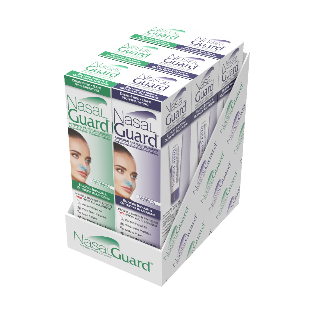 Bloqueador de partículas en el aire NasalGuard, gel nasal | 10 g (paquete de 6) 