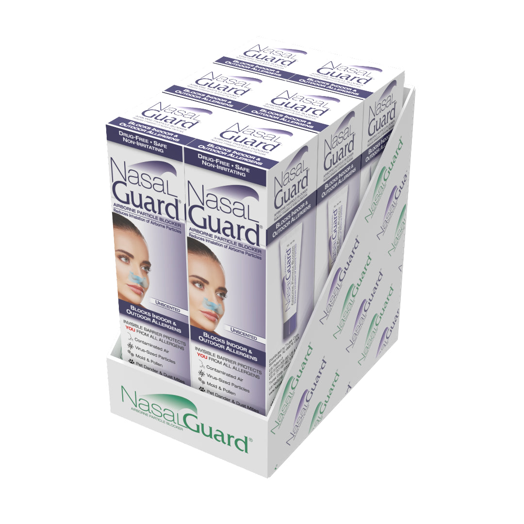 Bloqueador de partículas en el aire NasalGuard, gel nasal | 10 g (paquete de 6) 