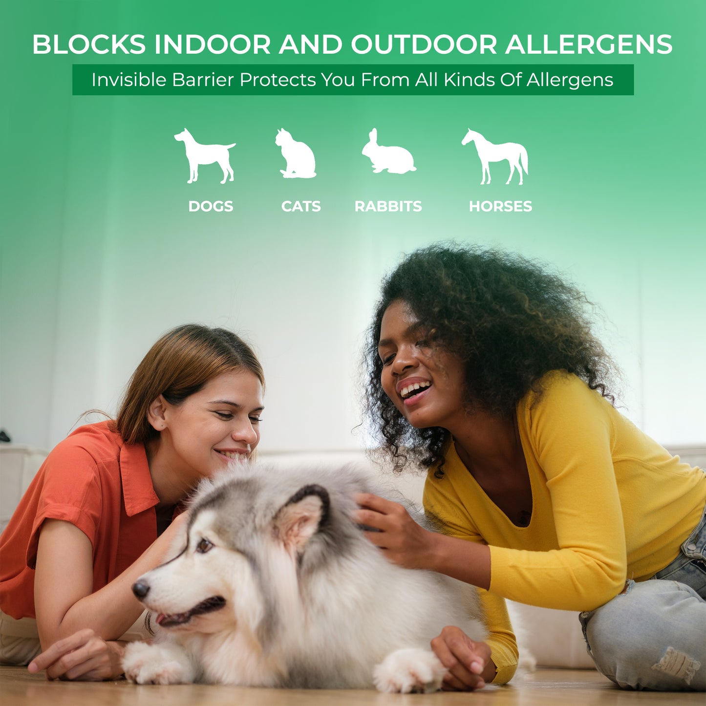 NasalGuard For Pet Lovers - Allergy Relief Gel, Drug-Free, Cool Menthol, 3g Tube