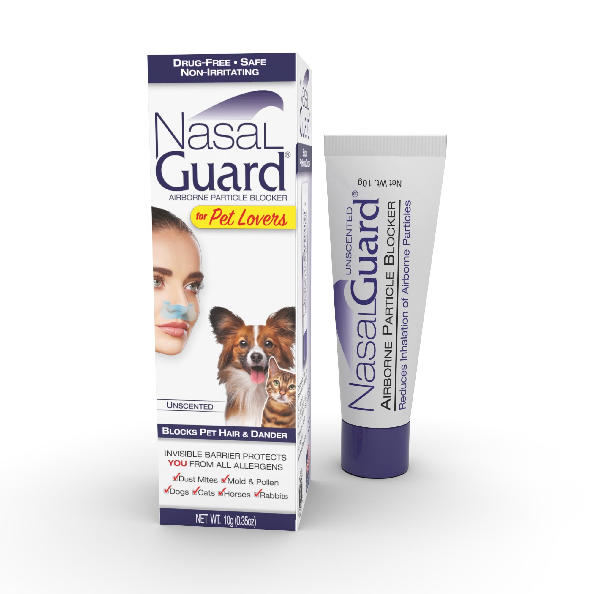 NasalGuard For Pet Lovers Allergy Relief Gel Drug Free